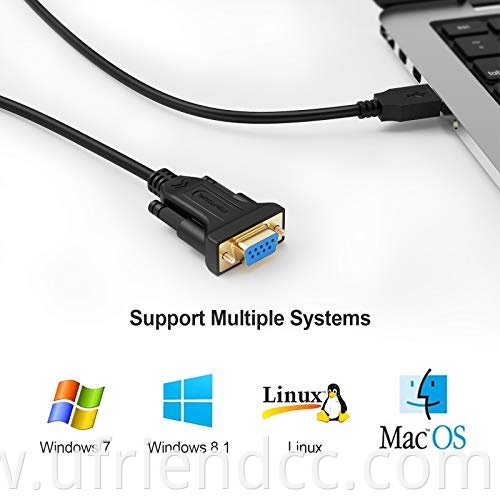 High Compatible USB to semenz plc programming null modem serial rs232 Rs422 convertor female db9 rs232 cable for 3210 pos